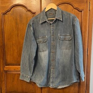 St. John’s Bay Denim Long Sleeve Shirt